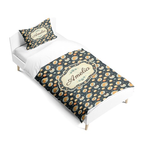 Personalised name cot - personalised, bed